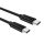 USB-C to USB-C cable Choetech, 1m (black)