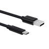 USB-USB-C kábel Choetech AC0002, 1m (fekete)