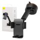 Baseus Easy Control Clamp Autós telefontartó tapadókoronggal (fekete)