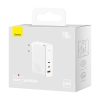 Baseus GaN5 Pro Gyorstöltő, 2xUSB-C + USB, 140W (fehér)