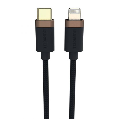 Duracell USB-C kábel Lightninghoz 1m (fekete)