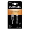 Cable USB to Micro USB Duracell 2m (black)