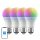 Intelligens LED Wifi izzók Broadlink LB4E27 RGB (4 db)