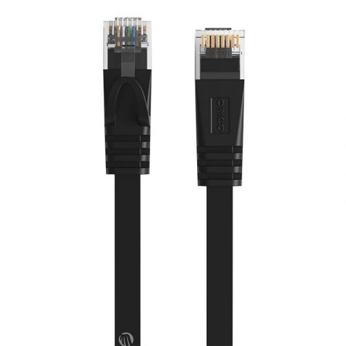 Orico RJ45 Cat.6 Flat Ethernet Network Cable 1m (Black)