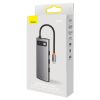 Baseus StarJoy 8 az 1-ben Hub, USB-C - 3x USB 3.1 + HDMI + USB-C PD + RJ45 + micro SD/SD