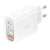 Wall Charger XO L100 USB QC 3.0 + 3x USB 2.4A 18W(white)