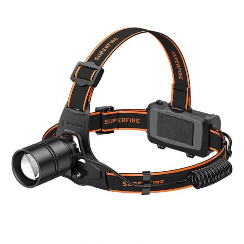 Headlight Superfire HL71, 500lm, USB