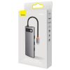 Baseus StarJoy Metal Glam 8 az 1-ben Hub, USB-C - HDMI, 3 x USB 3.0, USB-C PD, RJ45, SD/TF