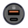 LDNIO C510Q USB, USB-C autós töltő + Lightning kábel