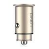 LDNIO C506Q USB, USB-C Car charger + USB-C - Lightning Cable