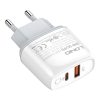 LDNIO A2424C USB, USB-C 20W Wall charger + microUSB Cable