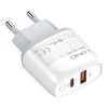 LDNIO A2424C USB, USB-C 20W Wall charger + Lightning Cable
