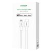 UGREEN 3A US171 Lightning USB-C kábel, 1,5m (fehér)