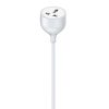 Extension cord with one AC socket LDNIO SC1017, EU/US, 5m (white)