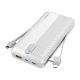 Powerbank LDNIO PL1013, 10000mAh + 3in1 cable (white)