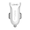 Car charger LDNIO DL-C17, 1x USB, 12W + Micro USB cable (white)