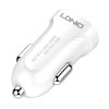 Car charger LDNIO DL-C17, 1x USB, 12W + Micro USB cable (white)