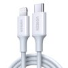 UGREEN US171 USB-C - Lightning kábel, 3A, 0,25m (fehér)