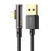 USB to lightning prism  90 degree cable Mcdodo CA-3510, 1.2m (black)