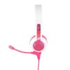 Wired headphones for kids BuddyPhones School+ (pink)