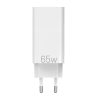 Wall charger GaN 2xUSB-C+ USB-A Vention FAAW0-EU 2.4A PD 65W/30W/30W white