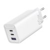 Wall charger GaN 2xUSB-C+ USB-A Vention FAAW0-EU 2.4A PD 65W/30W/30W white