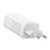 Wall charger GaN 2xUSB-C+ USB-A Vention FAAW0-EU 2.4A PD 65W/30W/30W white