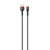 LDNIO LS532, USB - Lightning 2m Cable (Grey-Orange)