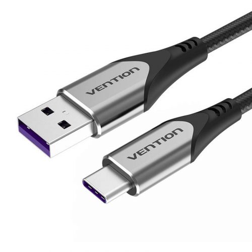 Kábel USB-C USB 2.0 Vention COFHH, FC 5A 2m (szürke)