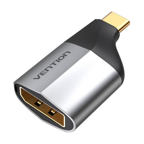 Adapter USB-C hím és DisplayPort női Vention TCCH0 4K 60Hz (fekete)