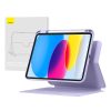 Baseus Minimalista Mágneses tok iPad 10 10. 9" (lila)