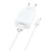 Fast charger Foneng 1x USB EU28 QC 3.0+ USB Type C cable