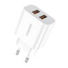 Fast charger Foneng 2x USB EU45 + USB Micro cable