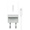 Foneng töltő 1x USB K210 + USB Lightning kábel