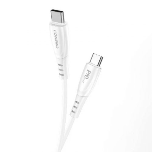 USB-C to USB-C cable Foneng X73, 60W, 1m (white)