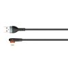 Cable USB to Lightning LDNIO LS561, 2.4A, 1m (black)