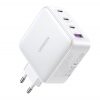 Charger UGREEN 15337 Nexode, 3xUSB-C, USB-A 3.0, PD3.0, QC4.0, GaN, 100W (white)