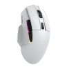 Wireless gaming mouse + charging dock Dareu A955 RGB 400-12000 DPI (white)