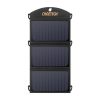 Choetech SC001 Foldable solar charger 19W 2xUSB (black)