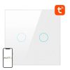 Smart Light Switch ZigBee Avatto LZTS02-EU-W2 2 Way No Neutral TUYA (white)