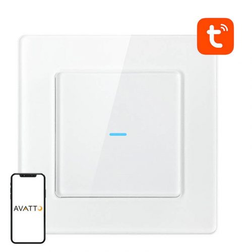 Smart Light Switch WiFi Avatto N-TS10-W1 1 Way TUYA (white)