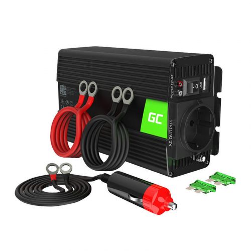 Green Cell Inverter 12V - 230V 300W/600W feszültség átalakító (tiszta szinusz hullám)