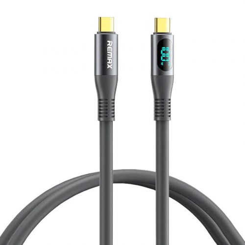 Kábel USB-C USB-C Remax Zisee, RC-C032, 1,2m, 100W, (szürke)