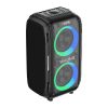 Wireless Bluetooth Speaker W-KING T9 Pro 120W + 2 microphones (black)