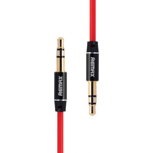 Remax RL-L200 Mini jack 3.5mm AUX kábel, 2m (piros)