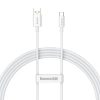 Cable USB do USB-C Baseus Superior 100W 1.5m (white)