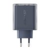 Wall charger Acefast A45, 2x USB-C, 1xUSB-A, 65W PD (grey)