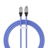 Fast Charging cable Baseus USB-C to Coolplay Series 1m, 20W (purple)