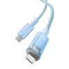 Baseus Explorer Series USB-C / Lightning gyorstöltő kábel 1m, 20W (kék)