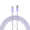 Fast Charging cable Baseus USB-C to Lightning  Explorer Series 2m, 20W (purple)